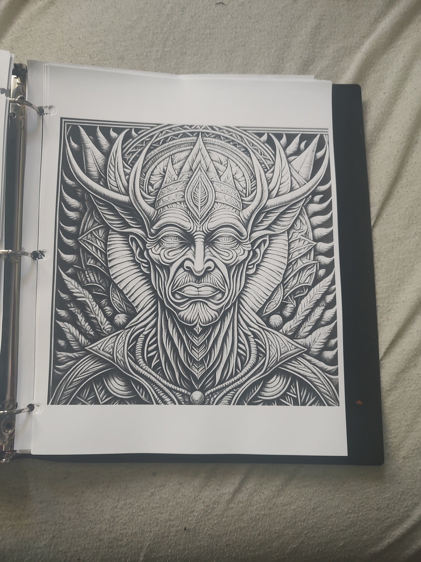 50 page Psychedelic Coloring book