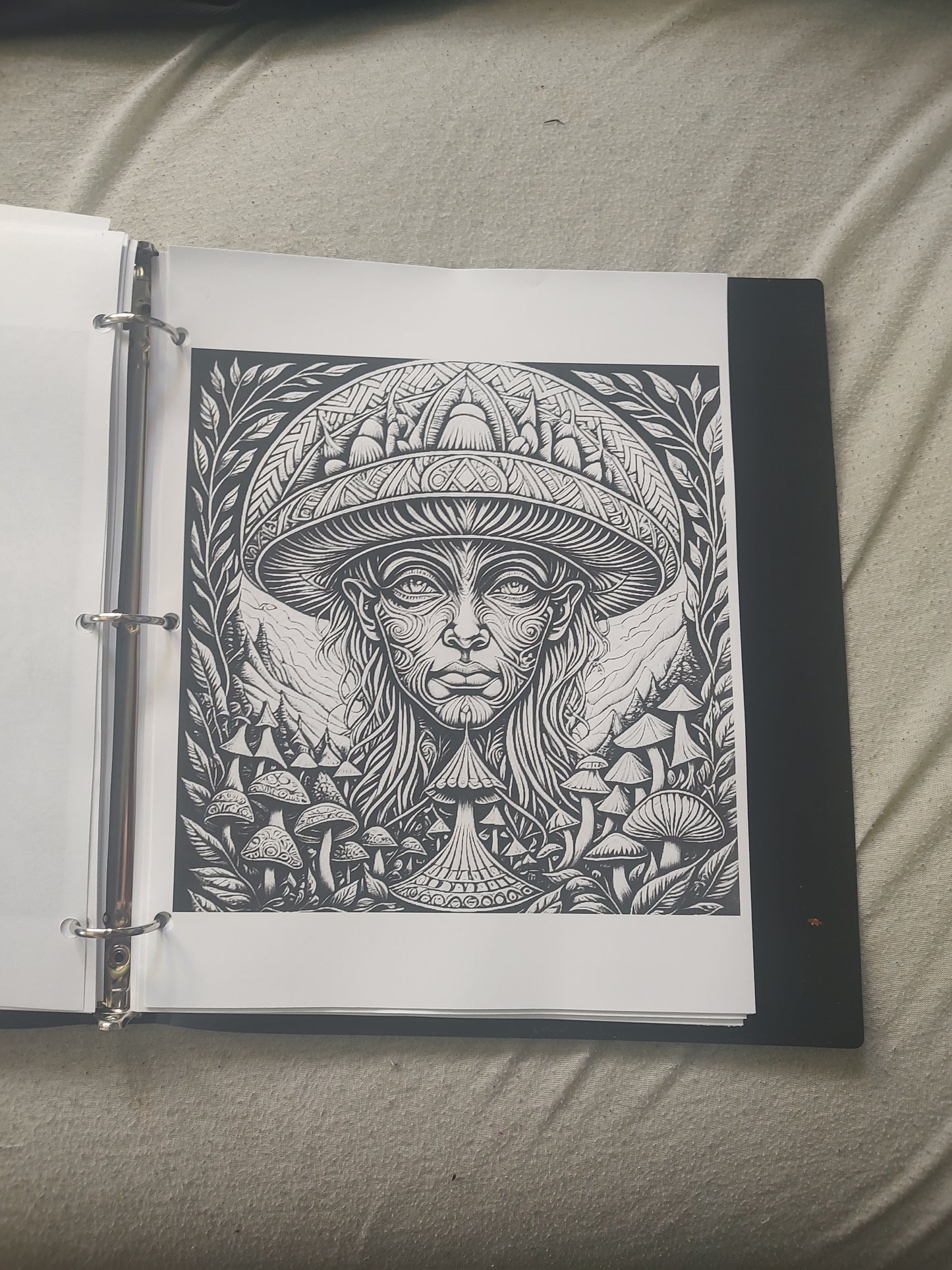 50 page Psychedelic Coloring book