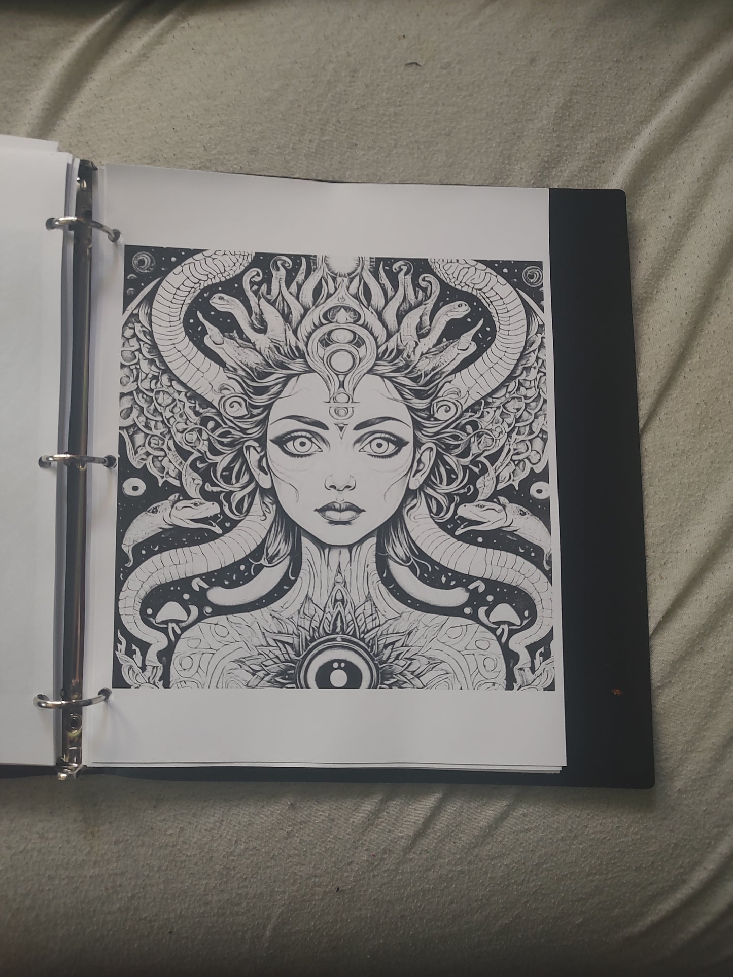 50 page Psychedelic Coloring book