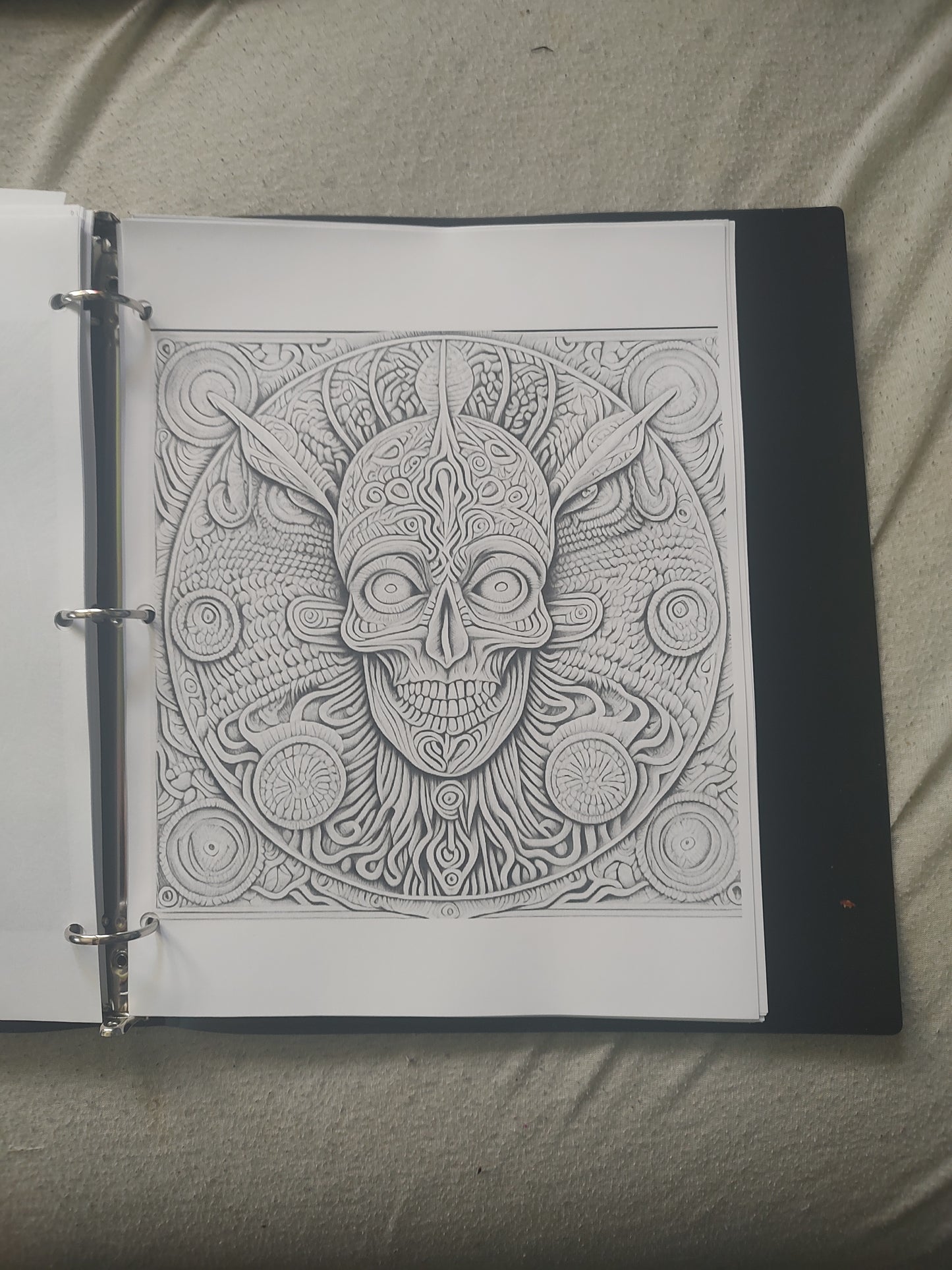50 page Psychedelic Coloring book