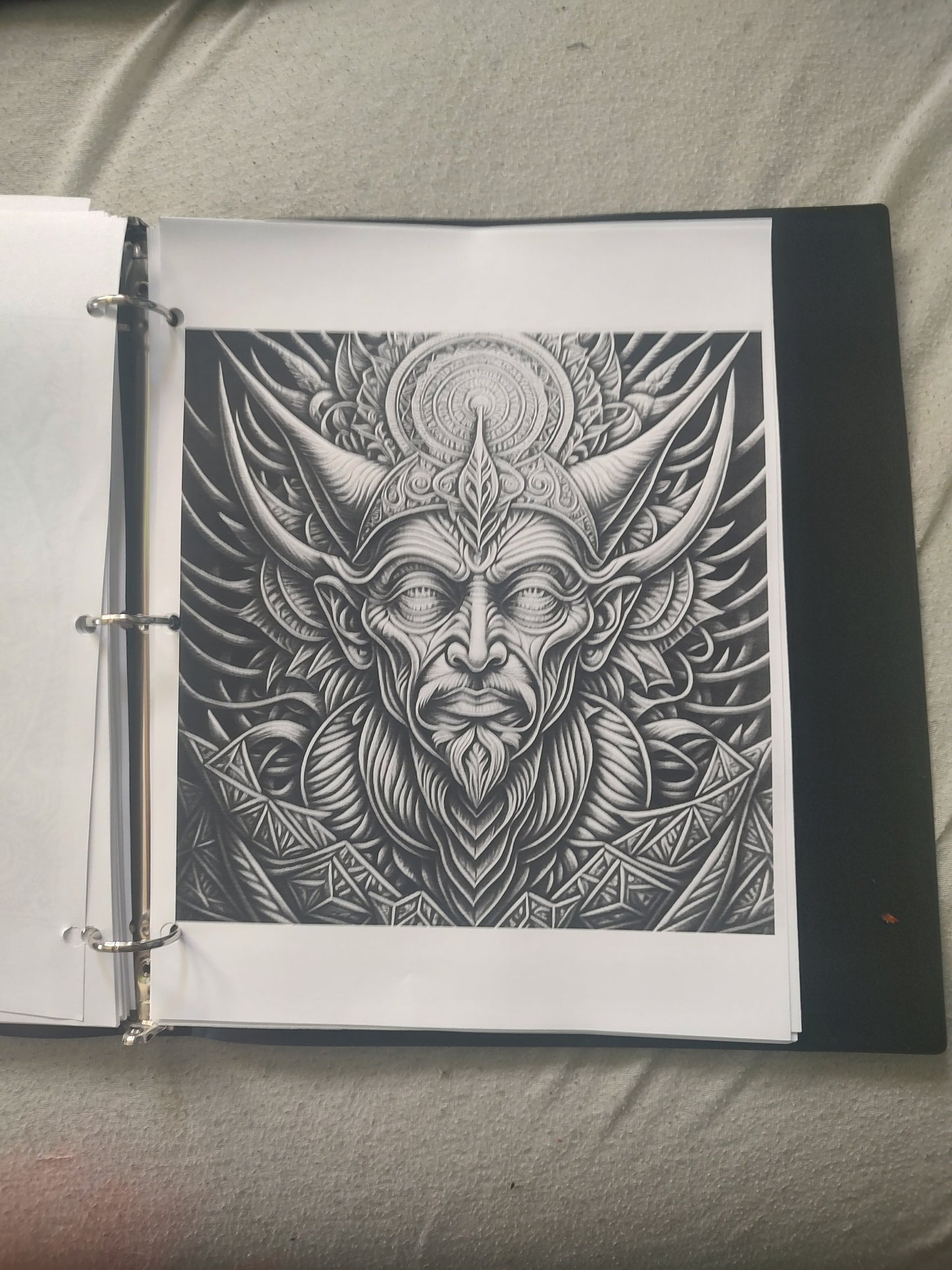 100 page Psychedelic Coloring book