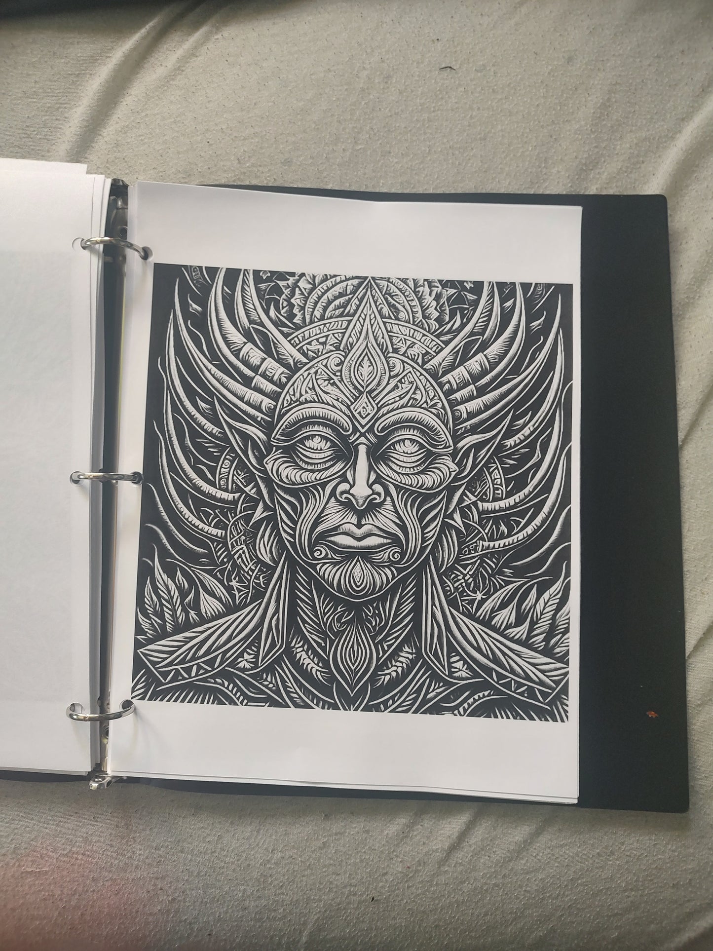50 page Psychedelic Coloring book