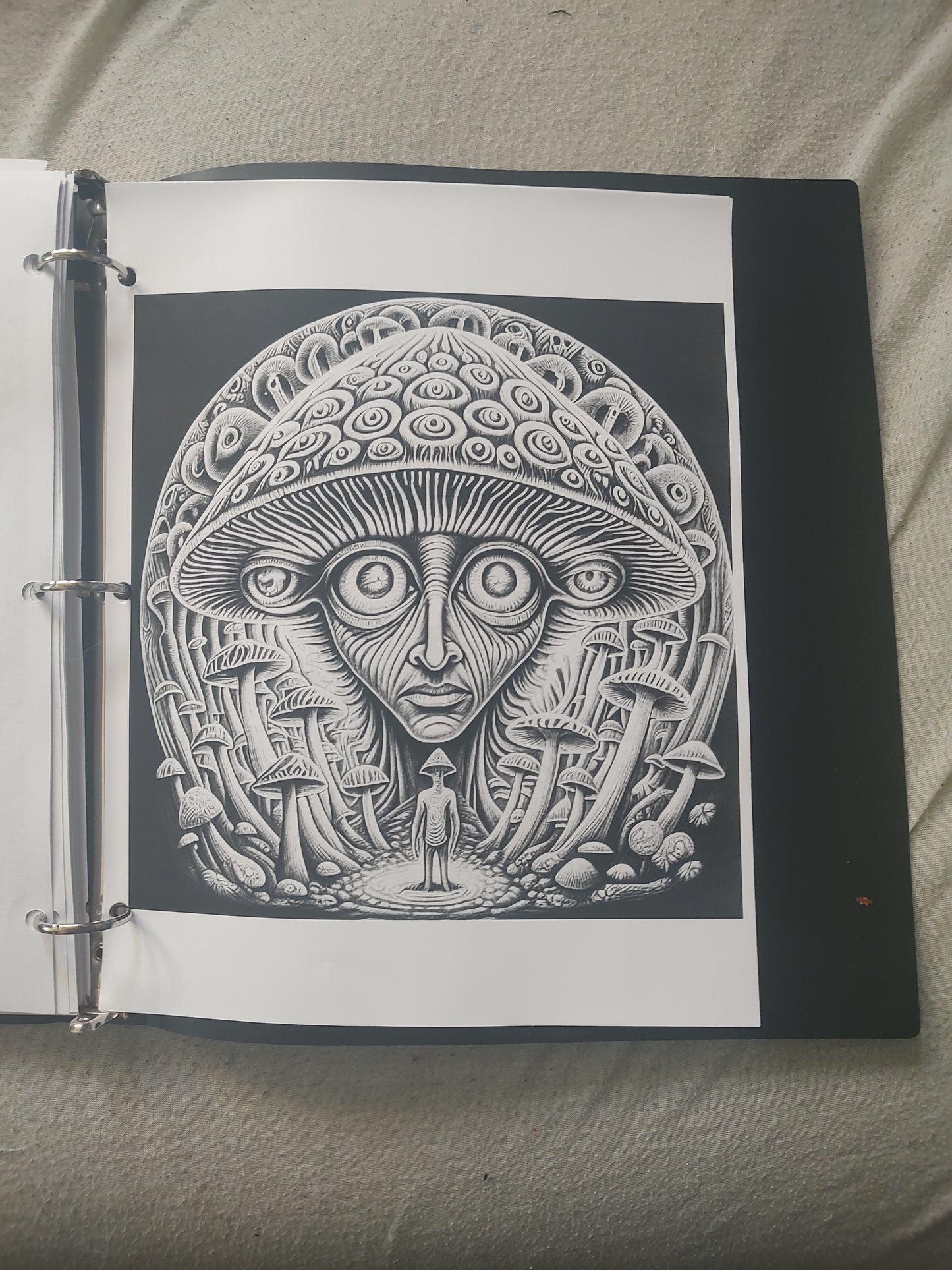 100 page Psychedelic Coloring book