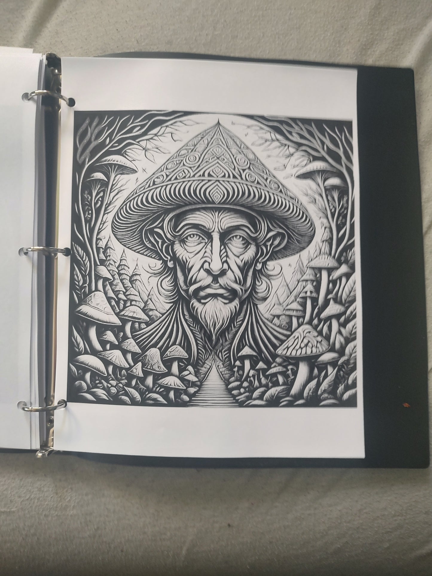 50 page Psychedelic Coloring book