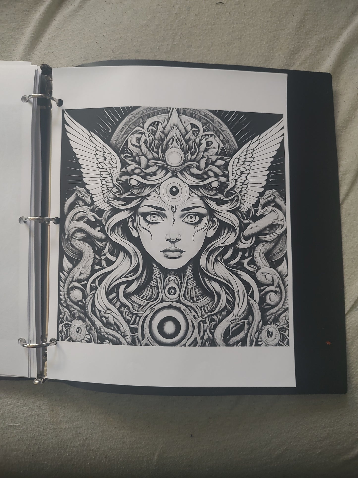 100 page Psychedelic Coloring book