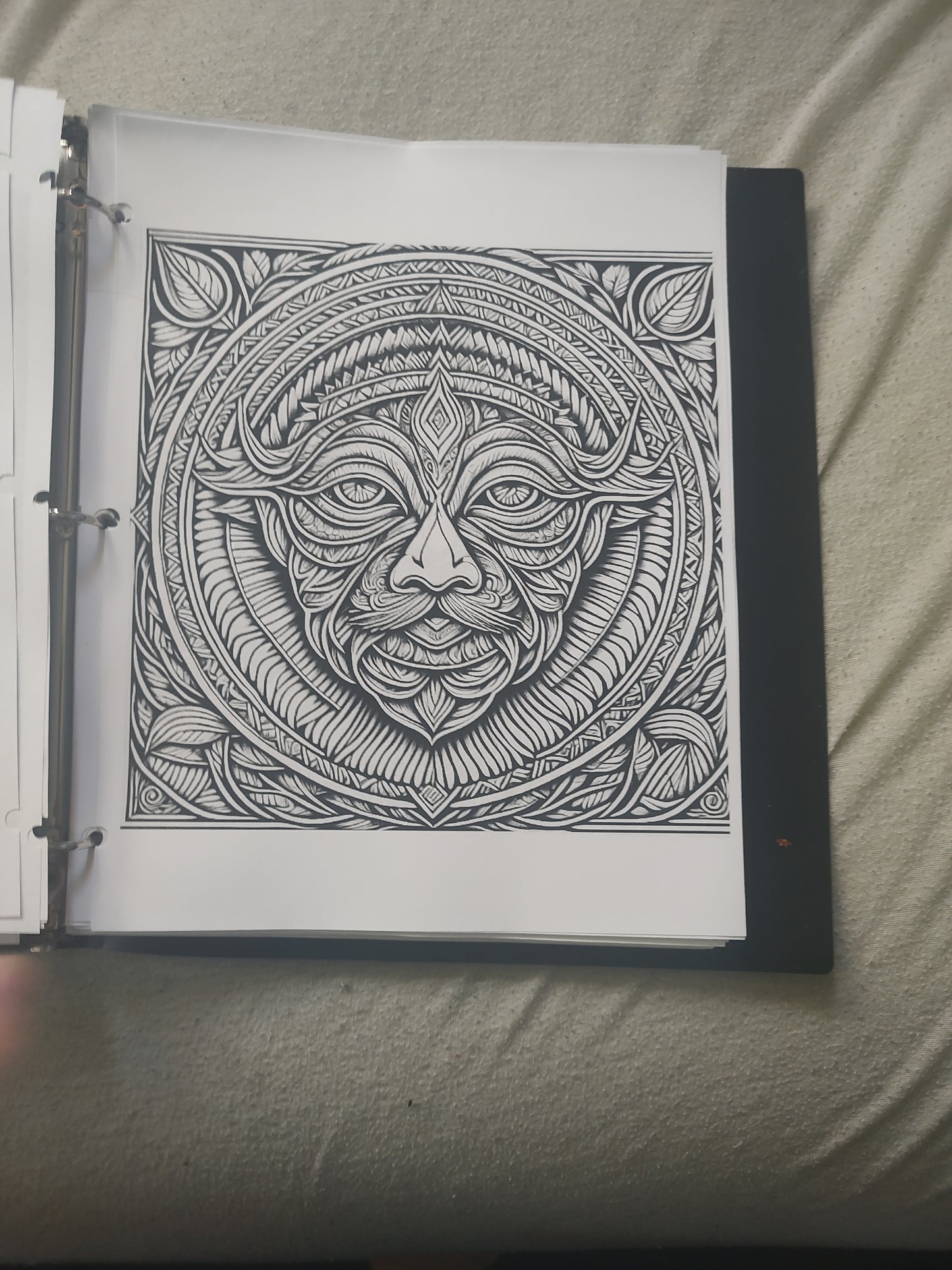 100 page Psychedelic Coloring book