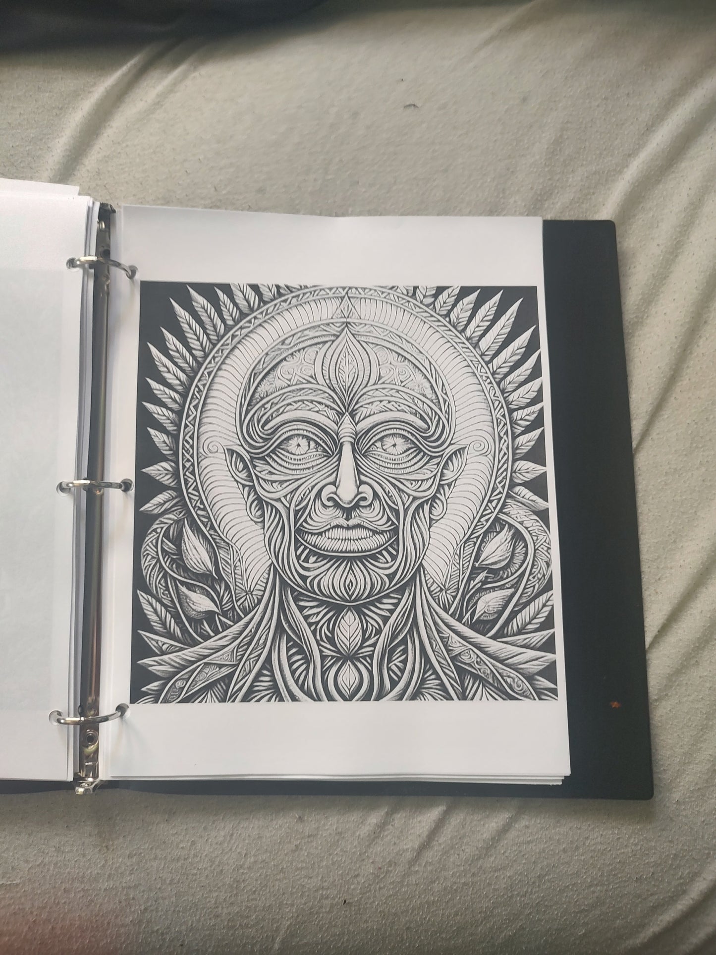 50 page Psychedelic Coloring book