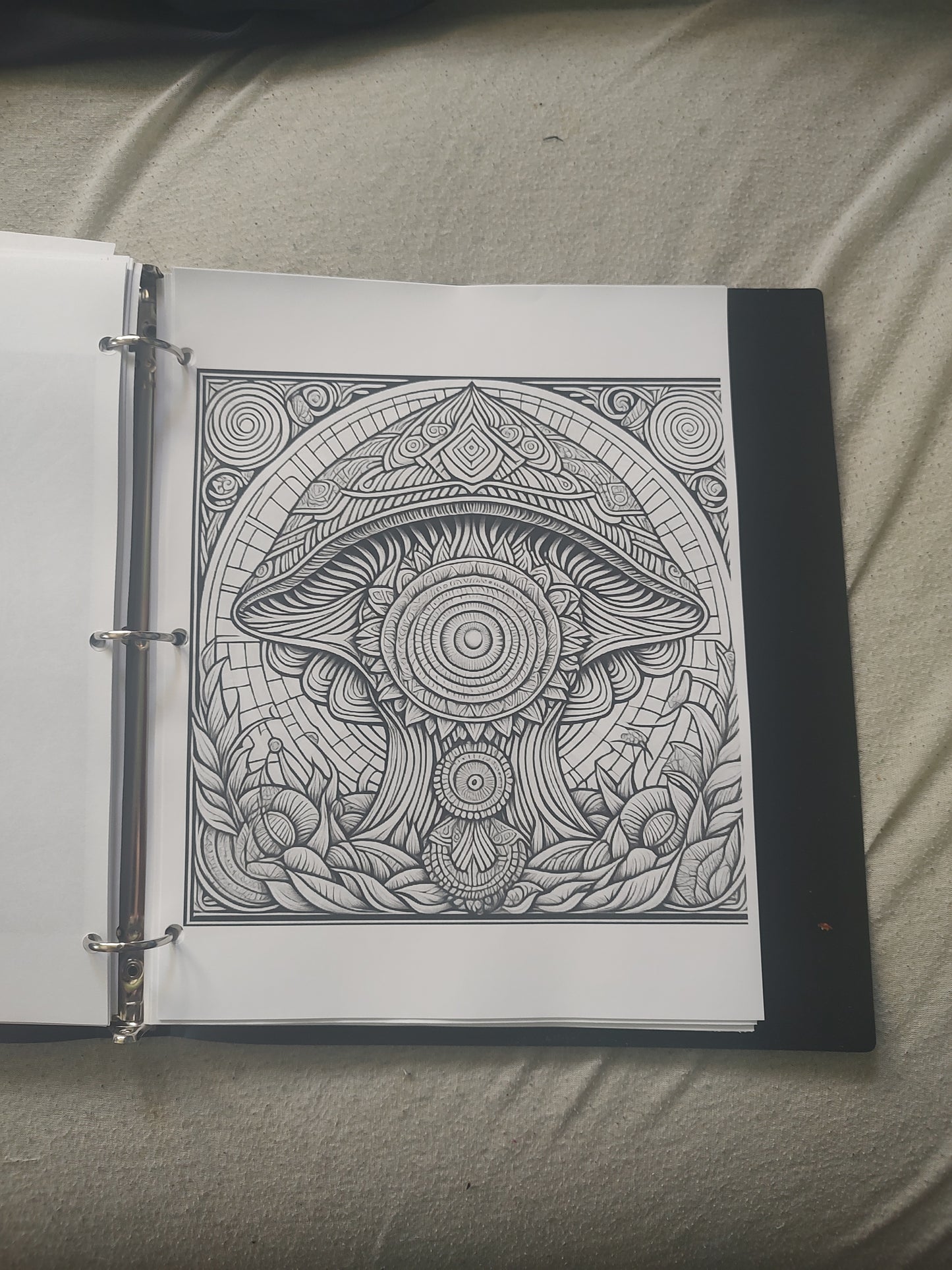50 page Psychedelic Coloring book