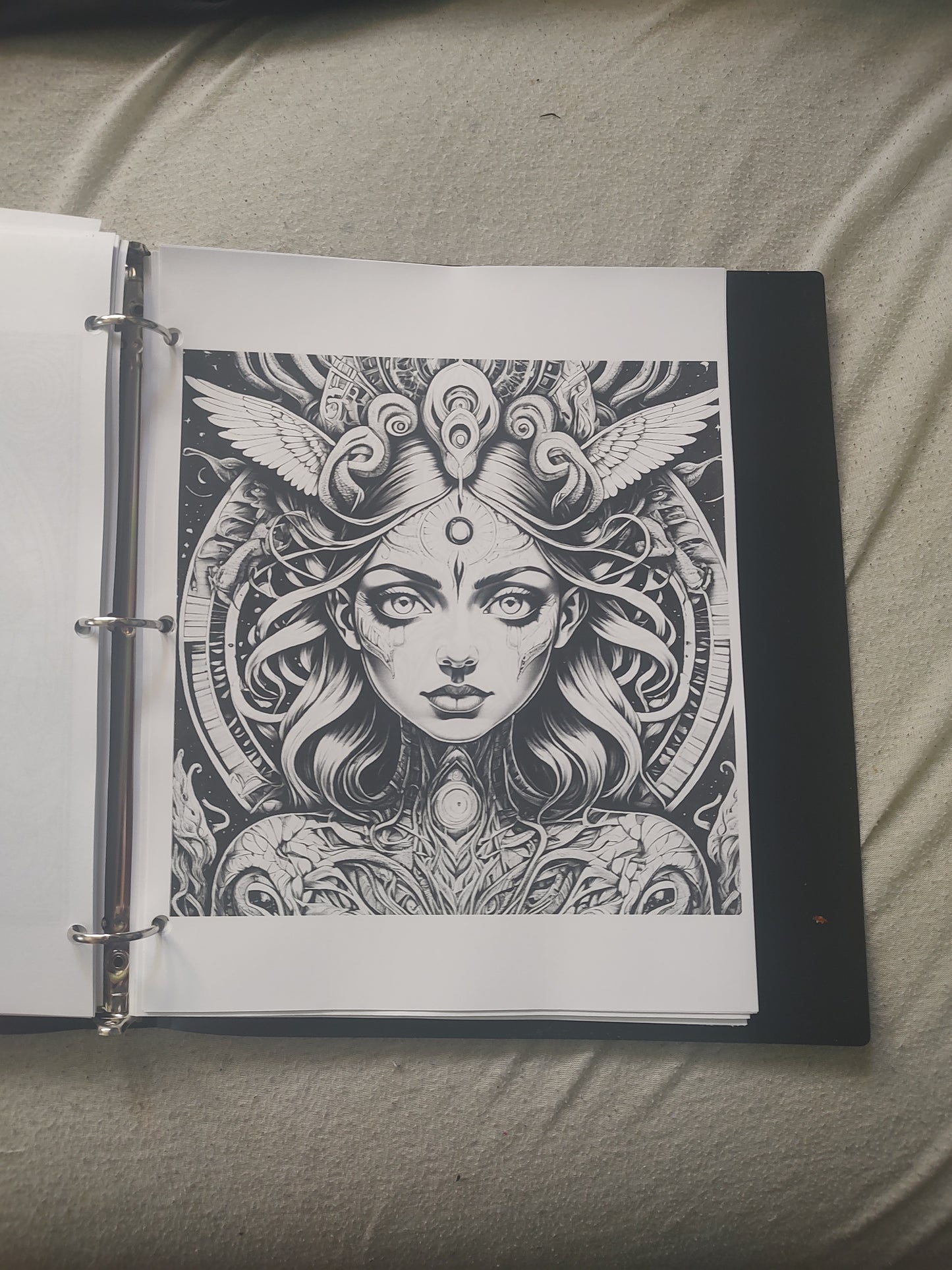 100 page Psychedelic Coloring book
