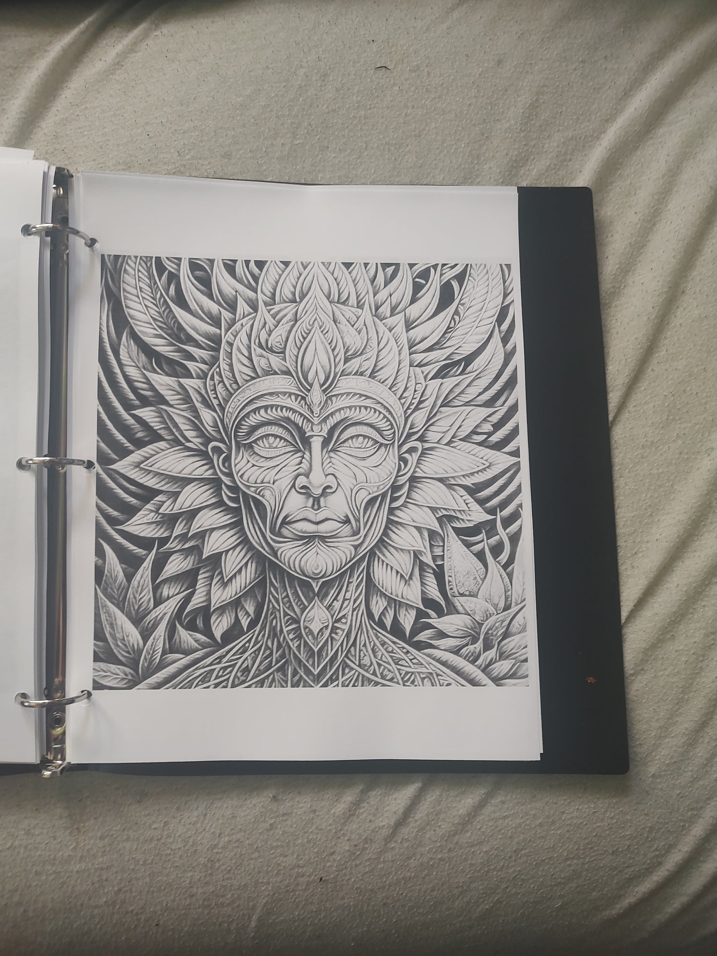 100 page Psychedelic Coloring book