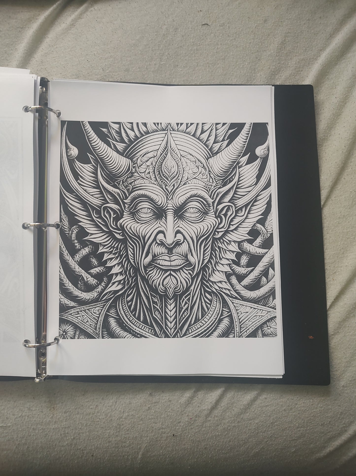 100 page Psychedelic Coloring book
