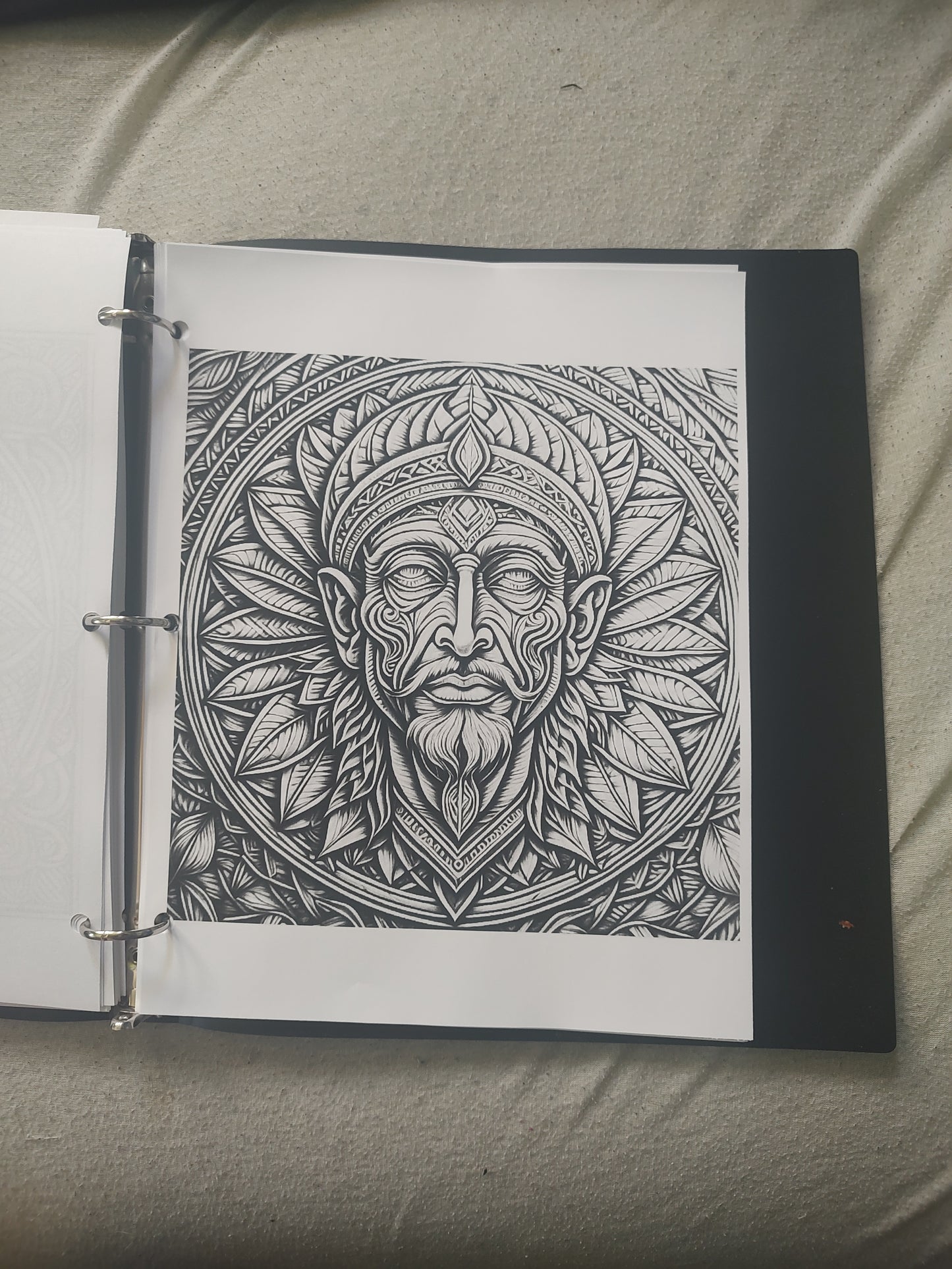 50 page Psychedelic Coloring book