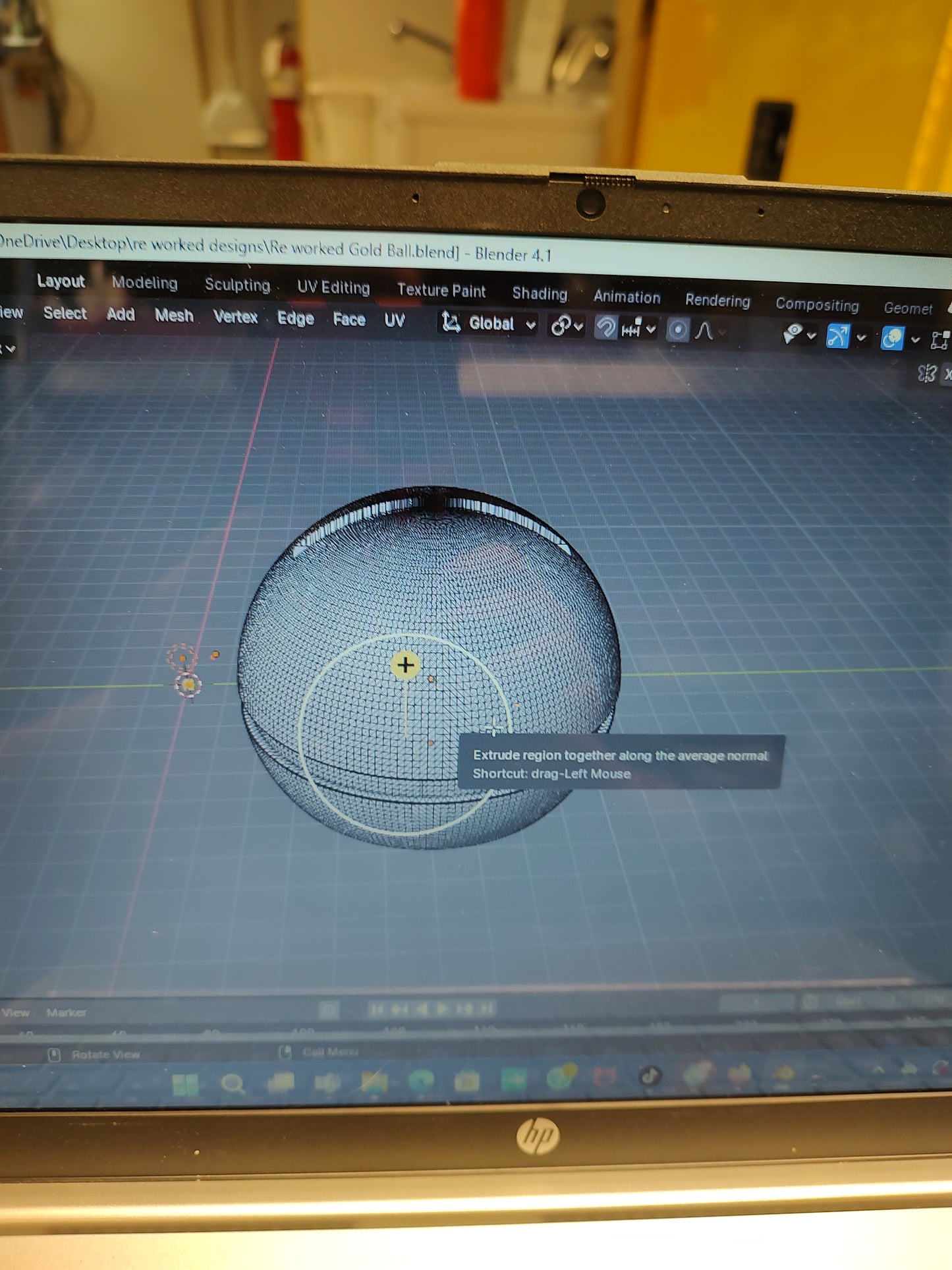 [PRE-ORDER] Gold Ball Levitating Slab display.