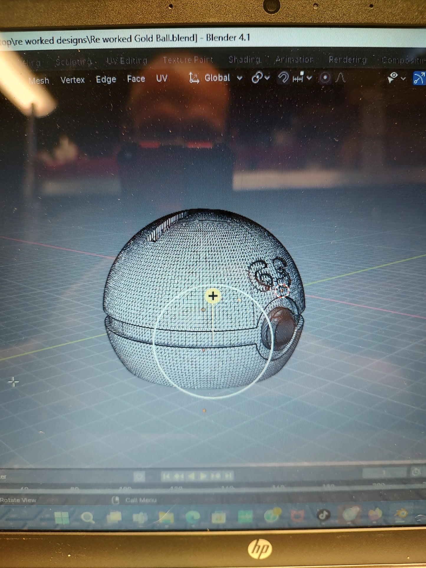 [PRE-ORDER] Gold Ball Levitating Slab display.
